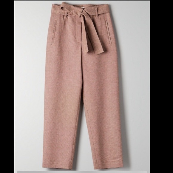 Aritzia Pants - NWT Aritzia jallade tie waist pant - 10